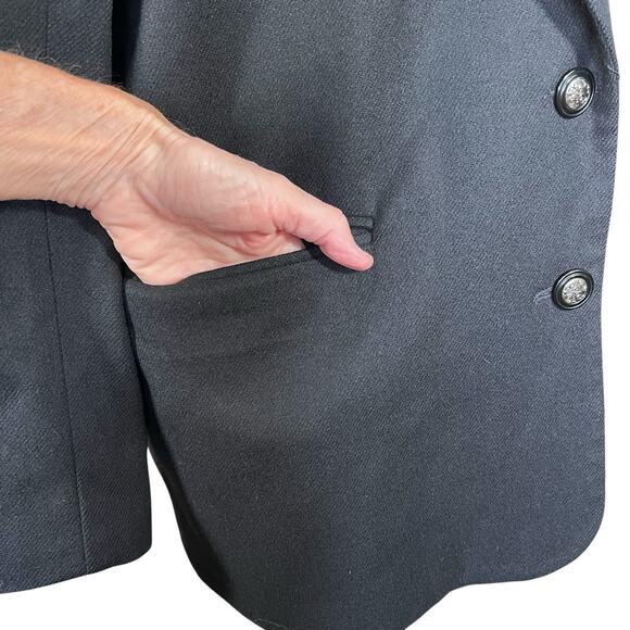 Alfred Dunner Women’s Black Wool Office Work Versatile Blazer Size 16 - Picture 7 of 11